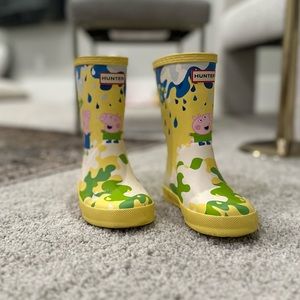 Little Kid's Hunter x Peppa Pig Camo Rain Boots